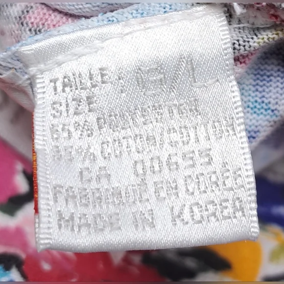 NWOT 90s Reitmans Easywear Women's Shorts Skirt Skorts Colorful Floral Large - Picture 5 of 14